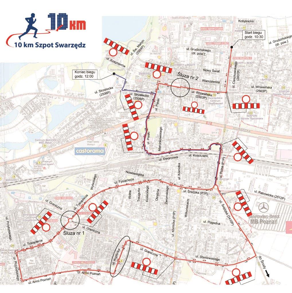 Będą utrudnienia w centrum 1 TygodnikSwarzedzki BiegiSzpot