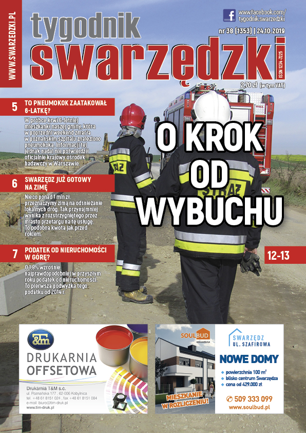 TygodnikSwarzedzki Okladka 38 2019h