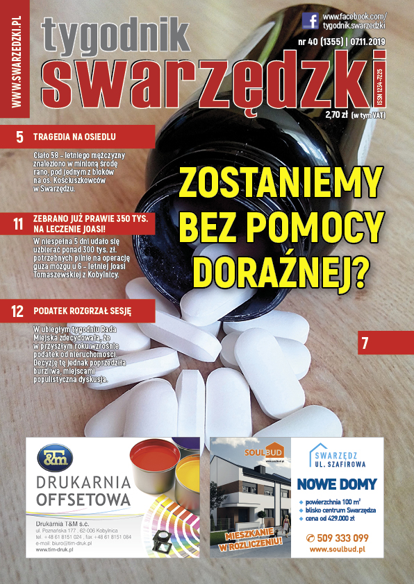 TygodnikSwarzedzki Okladka 40 2019h