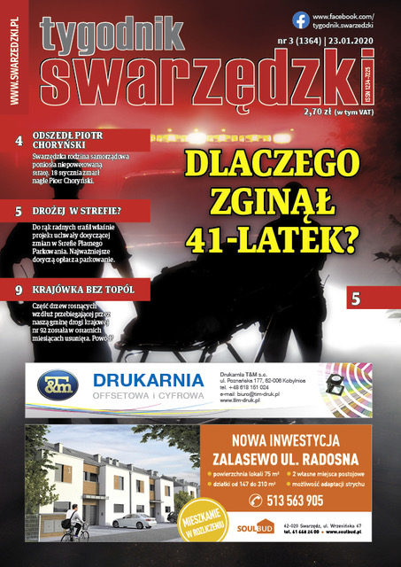 TygodnikSwarzedzki Okladka 3 2020h