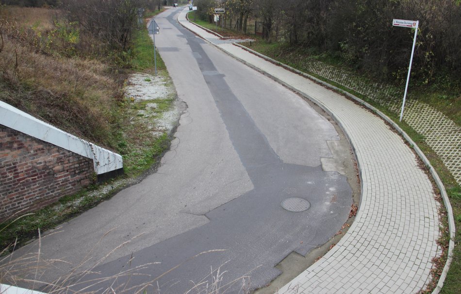 Utrudnienia w Bogucinie 1 Swarzedzki Bogucin remont Slocinskiego 02