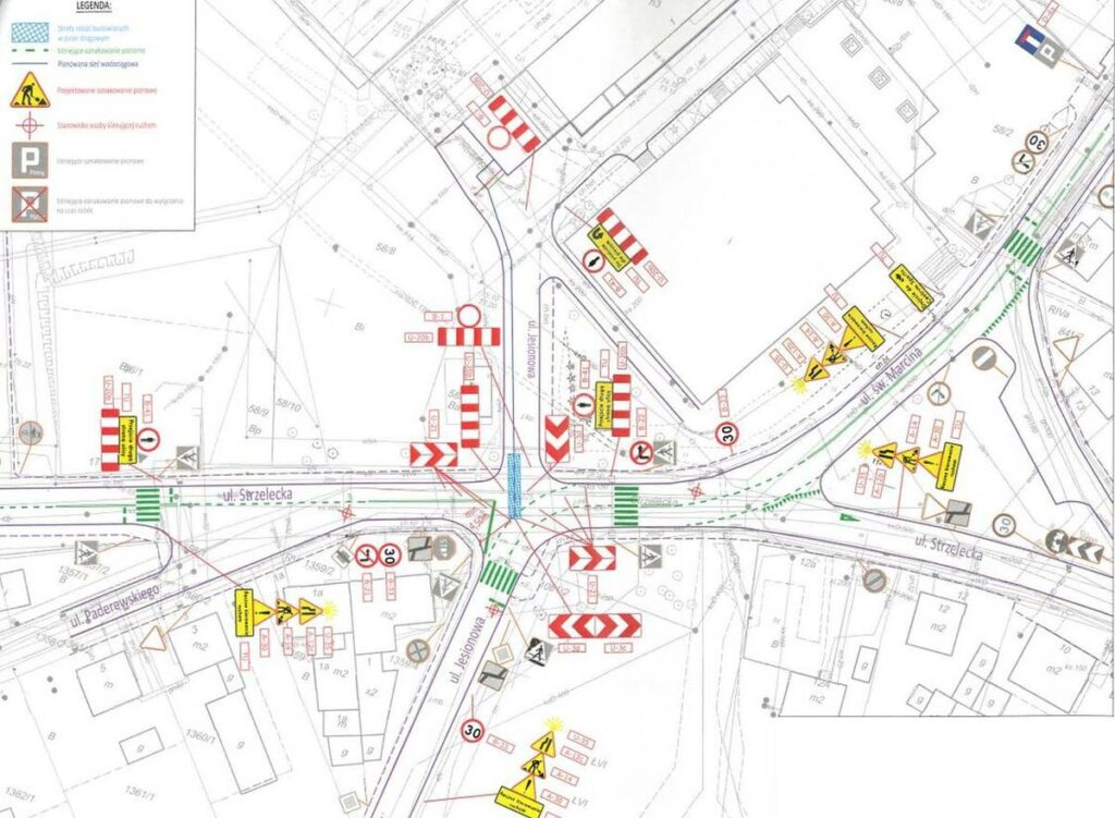 Utrudnienia na Strzeleckiej 1 Portal Swarzedzki utrudnienia Strzelecka 2